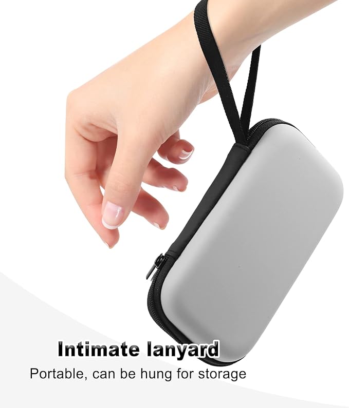 Tampon Storage Bag,2 Pack Gray Tampon Holder Bag with Zipper 6.3x3.3x1.2 inches Small Pouch for Feminine Products Portable Period Bags for Women,Ladies