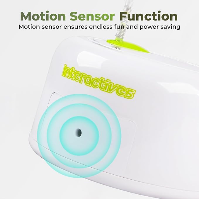 ALL FOR PAWS Interactive Cat Toy, Automatic Fluttering Bug Enrichment Toy for Indoor Kittens, Flying Cat Toy with Motion Sensor, 1 Replacements