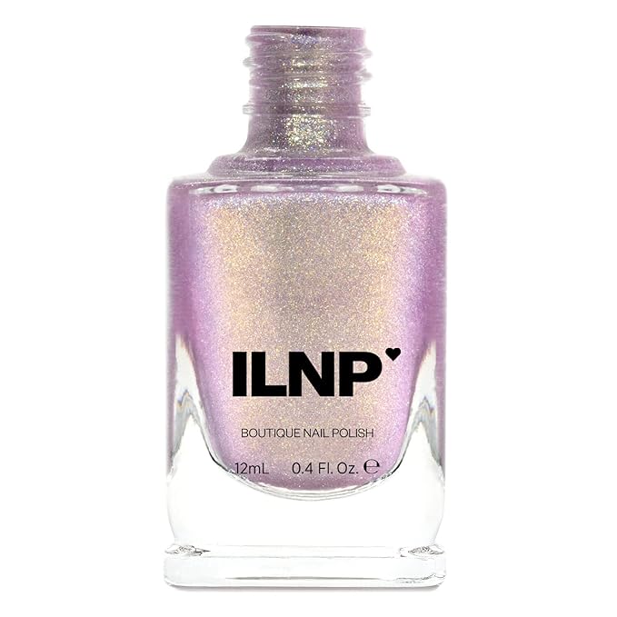 ILNP In The Clouds - Pale Lilac Shimmer Holographic Nail Polish