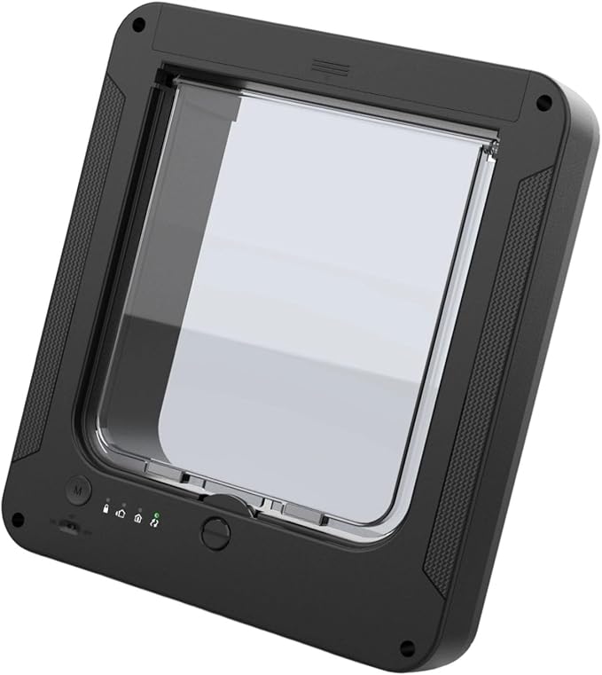 Frid Smart Cat Door with for Indoor Outdoor Pets Continued Metal Pet Door Easy Installation Modern Design