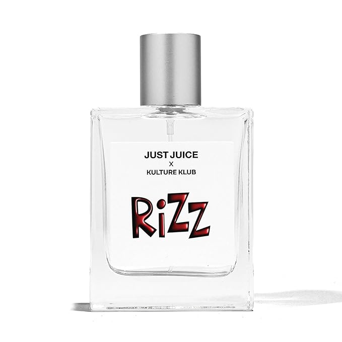 Rizz Fragrance by Kulture Klub x Just Juice - Amber Perfume for Women and Men - With Tangerine, Jasmine, Vanilla, Patchouli, Amber - 3.4 oz
