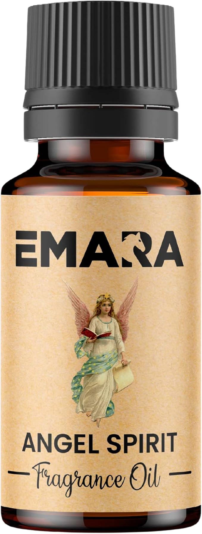 EMARA All Natural Herbal Angel Spirit Essential Oil for Diffusers, Skin Care, Aromatherapy Fragrance Oil, Organic Therapeutic Grade 15 mL (1/2 fl oz)