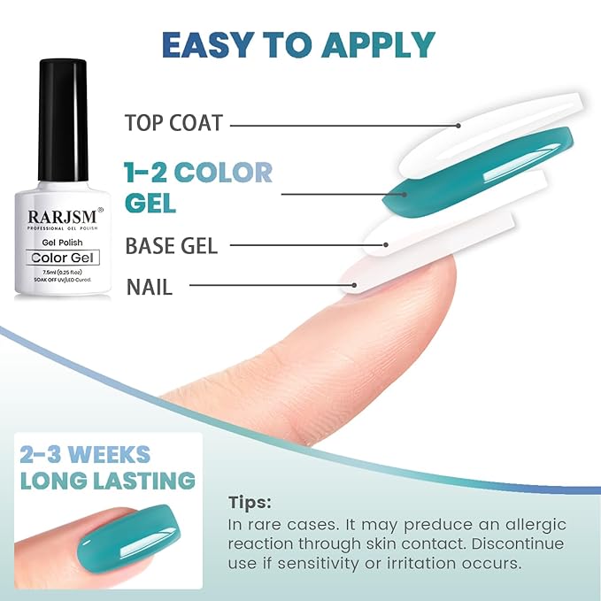 RARJSM Blue Jelly Gel Nail Polish Set 6pcs Clear Crytal Glass Light Royal Navy Blue Series Transparent Sheer Amber Milky Gel Varnish LED UV Curing Requires Soak off French Manicure Home Salon