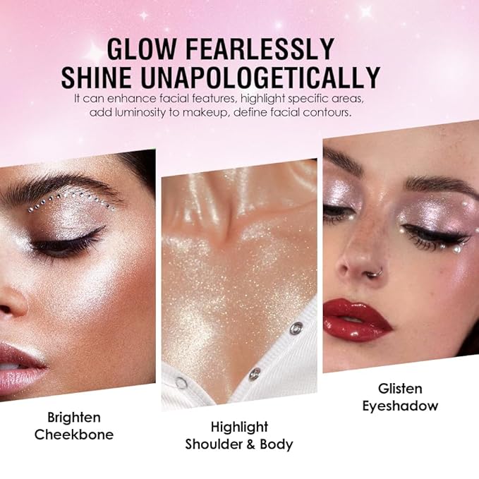 8-Color Eyeshadow Palette, Gilded Soft Focus, Warm Gold & Neutral Shimmer Shades, Waterproof Long-Lasting Formula, Smooth Blendable Eye Makeup for Natural Glam Looks