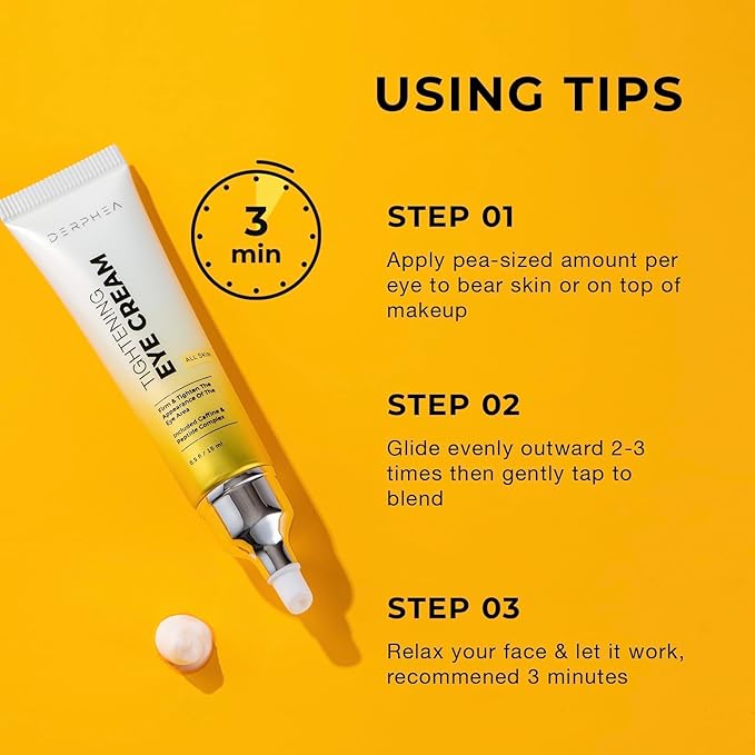 2-Pack Instant Eye Tightener Cream: Temporary Under Eye Depuffing Treatment for Bags