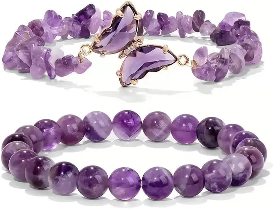 Bracelet, Adjustable Healing Stone Crystal Bracelets Beaded Bracelet Relax Anxiety Gifts For Women