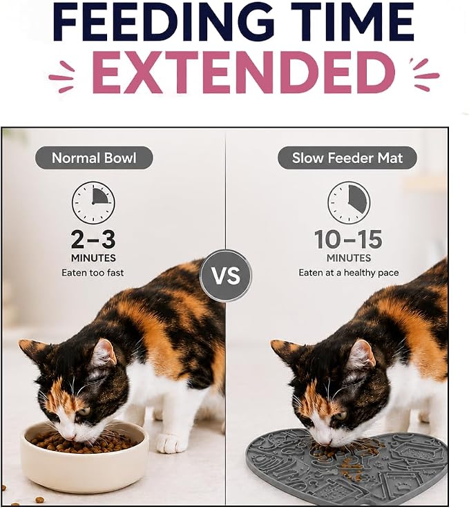 Interactive Cat Puzzle Feeder & Dog Enrichment Toy, Slow Feeder for Indoor Cats, Kittens, Puppies & Small Dogs, Treat Dispensing Food Puzzle to Encourage Foraging, Mental Stimulation & Reduce Boredom