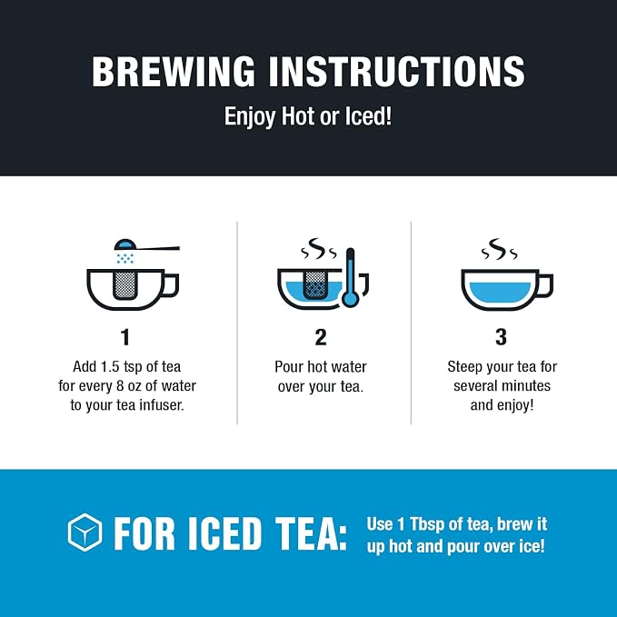 Tiesta Tea - Love & Warmth Loose Leaf Tea Gift Set, Loose Leaf, 6-Flavor Premium Variety Pack with Ball Strainer for Steeping, Brewing, and Enjoying, Valentines Day Assortment to Make Hot or Iced