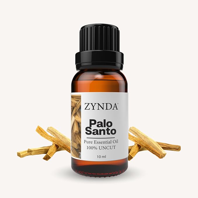 Palo Santo Essential Oil – 100% Pure & Natural Palo Santo Oil for Aromatherapy, Meditation & Relaxation – Grounding Scent for Diffuser, Massage & Beard Care