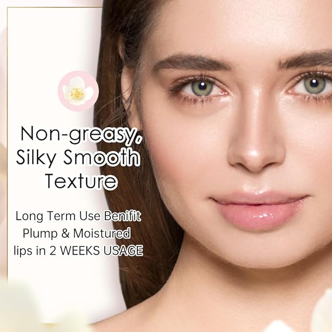 CATKIN Lip Balm Color Tinted Lip Stain Ultra Hydrating Moistrurizer Chapstick with Vitamin E Nourishing For Cracked & Dry Lips 0.12 oz C06 Camellia