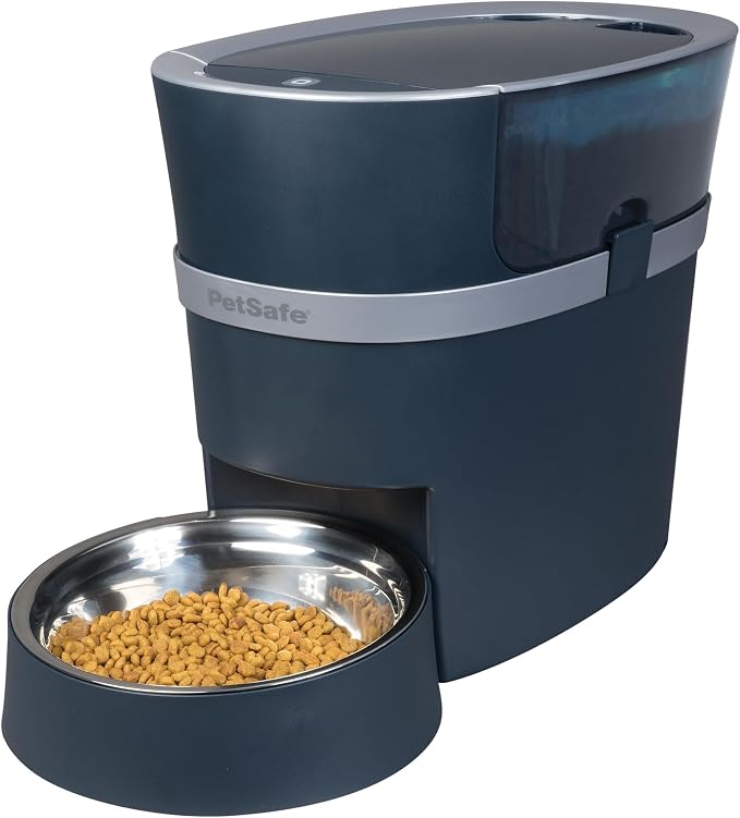 PetSafe Smart Feed Automatic Pet Feeder, 6L/24 Cup, Programmable | Alexa Enabled for Snack Feeding, App Alerts When Low/Empty, Slow Feed Setting, Backup Batteries Keep Meals on Schedule