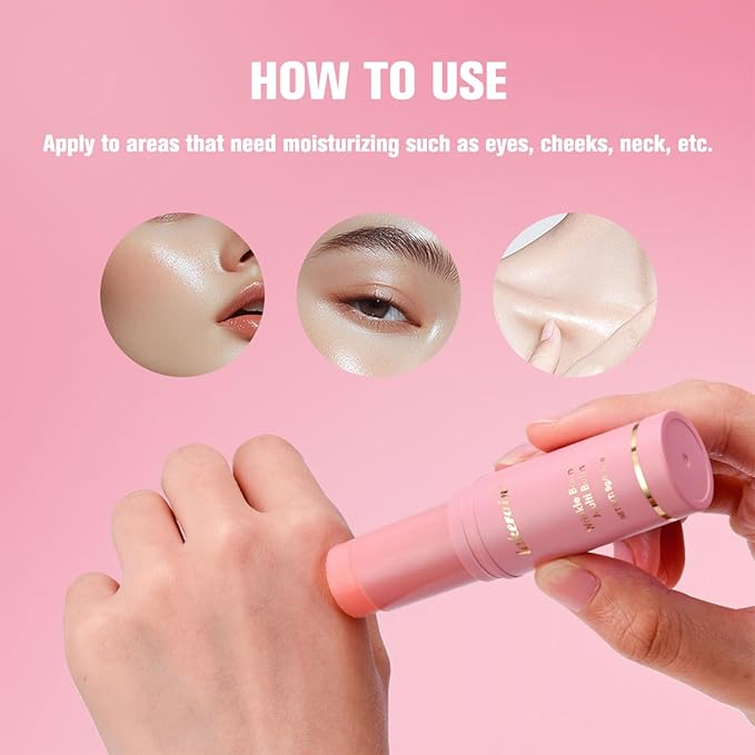 2 Pcs Multi Balm Stick, Moisturizing Lip Balm Reduce Wrinkle, Eye Cream Skin Care, Party Gift, Make Up Base for Women