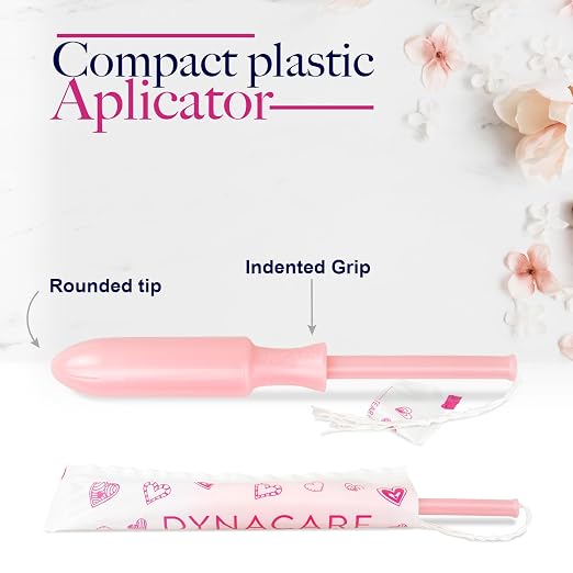 Dynarex HerCare Necessities Menstrual Kits - 50 Count Period Kits with 2 Tampons, 2 Maxi Pads, 2 Feminine Hygiene Wipes - Travel Essentials for Women & Teens