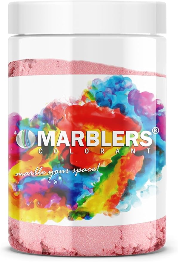 MARBLERS Pink Mica Powder [Pink] 4oz (113g) | Cosmetic Grade | Epoxy Resin Pigment | Dye | Non-Toxic, Vegan, Cruelty-Free | Lip Gloss, Nails, Body Butter, Bath Bomb, Candle & Soap Making