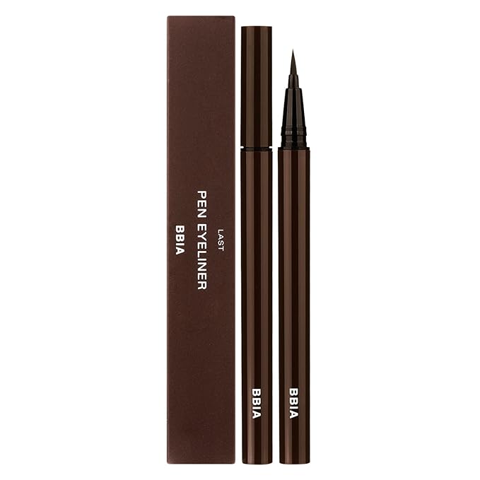 BBIA Last Pen Eyeliner - Waterproof Liquid Pen Eye Liner Long-Lasing Quick Dry Multi-Proof Easy Drawing Ink Tank Type with Precise & Flexible Fine Brush No-Skip Korean Eye Makeup (02 SHARPEN BROWN)