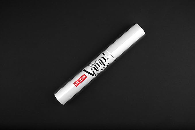 PUPA Milano Vamp Extreme Waterproof Mascara for Women - Volumizing & Lengthening For Sensitive Eyes - Defining,Curling Lifted Eyelashes Length - Long Lasting Smudge Proof Makeup - 10 Black -0.40 Fl Oz