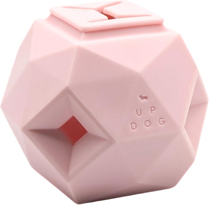 Treat Dispensing Balls for Medium Dogs and Cat Treat Dispenser Toy Interactive for Self-Play Improves Oral Hygiene, Mental Simulation, and Bordem Buster, Simple and Effective Food Toy (3.6 x 3.6 in)