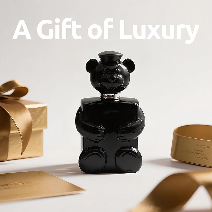 A CENTER Men's Cologne Gift Set Pack of 2 Urban Toy & Honey Black- 3.4 Fl Oz Each | Amber Floral & Vanilla Leather Fragrance | Eau de Toilette Duo for Daily & Special Occasions