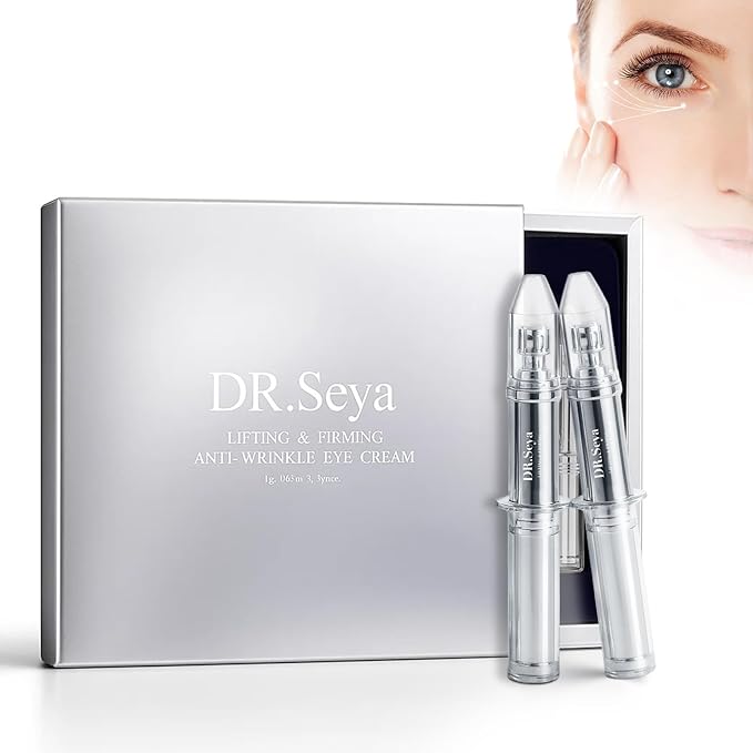 Dr.Seya Under Eye Cream for Dark Circles, Temporary Eye Tightener, 60 Seconds Smoothing Fine Lines, Crema Para Las Ojeras Bags Treatment for Women Cream for Puffiness and Bags Under