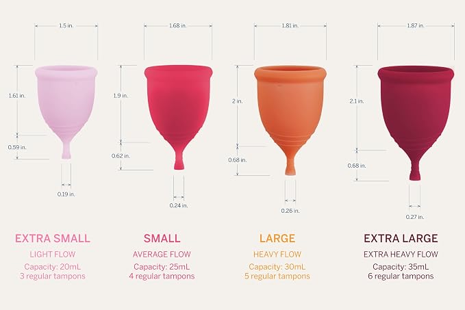 Pixie Soft Menstrual Cup - Ranked 1 for Most Comfortable Reusable Period Cup - Buy One We Give One - Includes Ebook Guide, Cleaning Wipes, Lube, & Storage Bag - Tampon and Pad Alternative