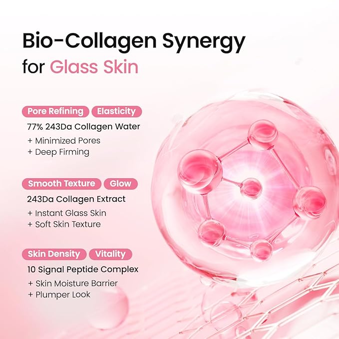 BIODANCE Collagen Peptides Jelly Serum Mist, Hydrating Face Mist, Firming, Plumping, Anti-Aging Face Spray with Collagen, Sprayable Hydrogel, Travel Essentials for Women, Korean Skin Care | 1.69 fl.oz