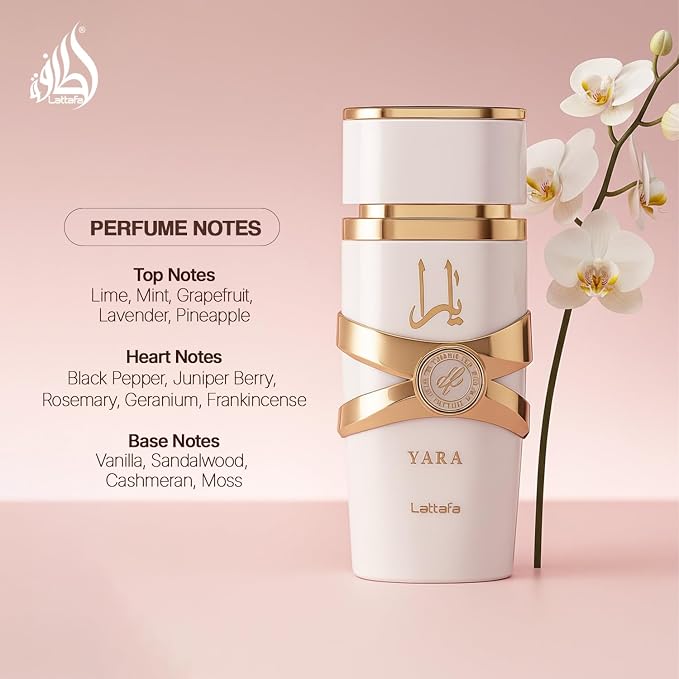 Lattafa Yara Moi - Floral, Fruity, Gourmand - Eau de Parfum Long-Lasting Fragrance for Women, 3.40 Ounce / 100 ml