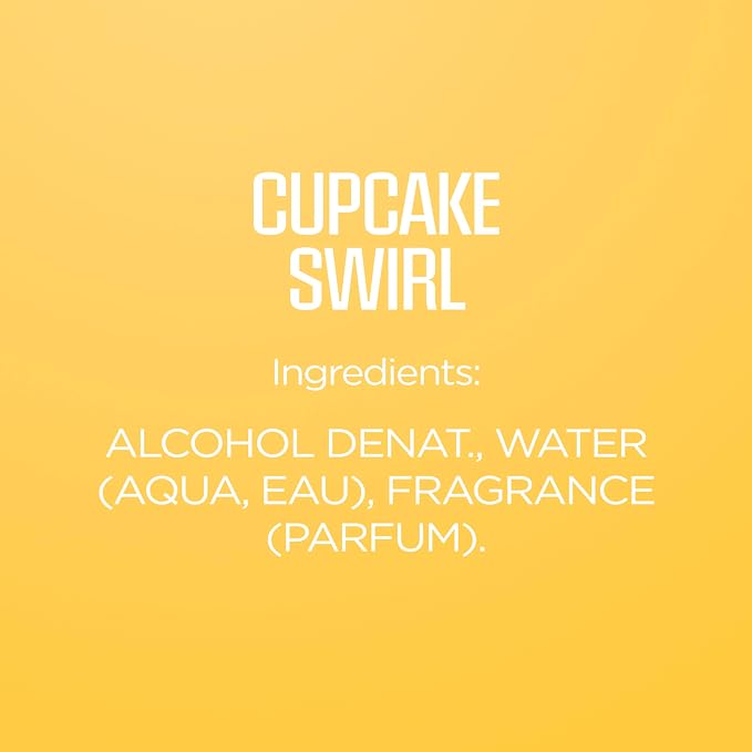 Body Fantasies Signature Fragrance Body Spray, Cupcake Swirl, 8 fl oz