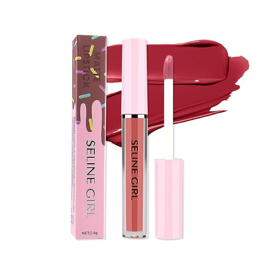 Matte Lip Gloss, Lip Gloss Silky Smooth Finish, Lipgloss Makeup Colorful and Creamy Texture, Lipstick for Every Occasion, Lip Oil Moisturizing and Hydrated #11