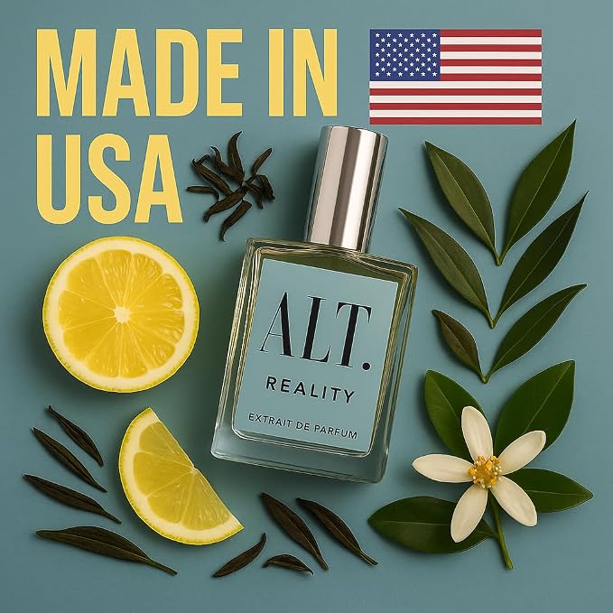 ALT. FRAGRANCES Reality – Inspired by Imagination Perfume for Men, Extrait de Parfum, Long Lasting Citrus Ginger Fragrance, Fresh Spicy Scent, Travel Size Luxury Men's Fragrances, 100ml
