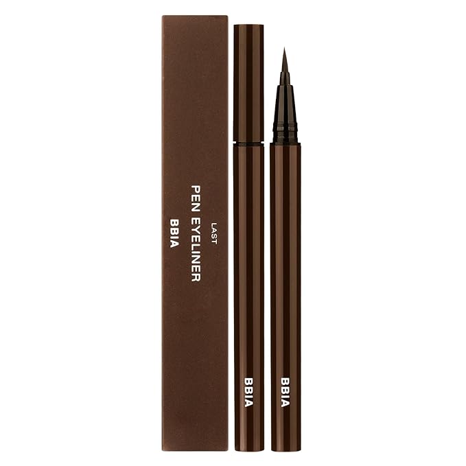 BBIA Last Pen Eyeliner - Waterproof Liquid Pen Eye Liner Long-Lasing Quick Dry Multi-Proof Easy Drawing Ink Tank Type with Precise & Flexible Fine Brush No-Skip Korean Eye Makeup (03 CHOCO BROWN)