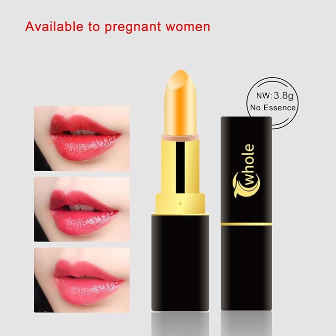 LEONTY Red cherry lipstick Magic Temperature-Change Color Lipstick Moisturizing Lipstick Long Lasting for men and women