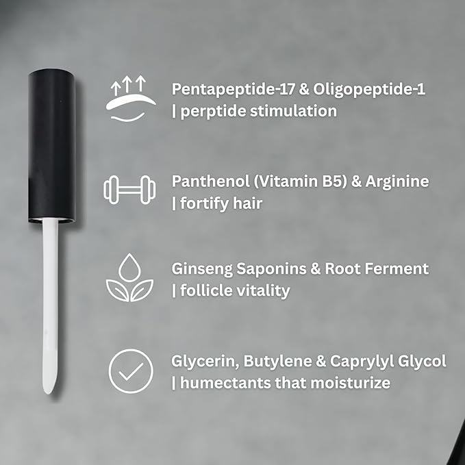 The Men Pen Eyebrow Boosting + Caffeine Kit | Eyebrow, Beard and Hair Filler | Waterproof, Long Lasting, Sweat Proof - Grey