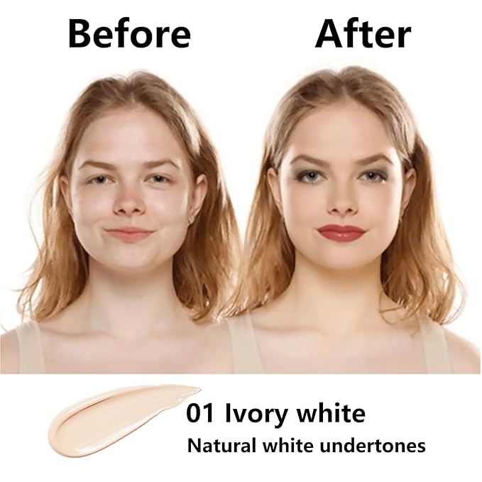 Tattoo Cover Up Makeup Waterproof,Makeup Cover Up,Leg,Body,Waterproof No transfer,Coverage Perfector,Concealer (03 Ivory White)