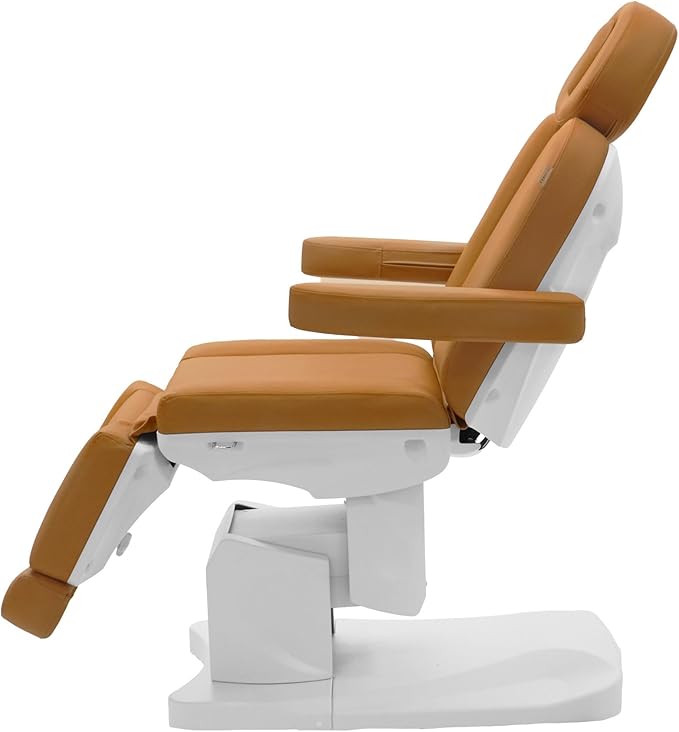 SKINACT Bellage Electric Treatment Table (Chair) 4 Electric Adjustable Motors (Camel)