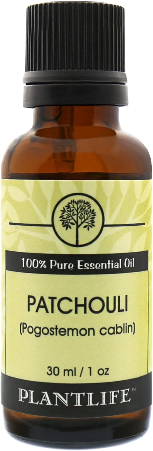 Plantlife Patchouli Aromatherapy Essential Oil - Straight from The Plant 100% Pure Therapeutic Grade - No Additives or Fillers - 30 ml
