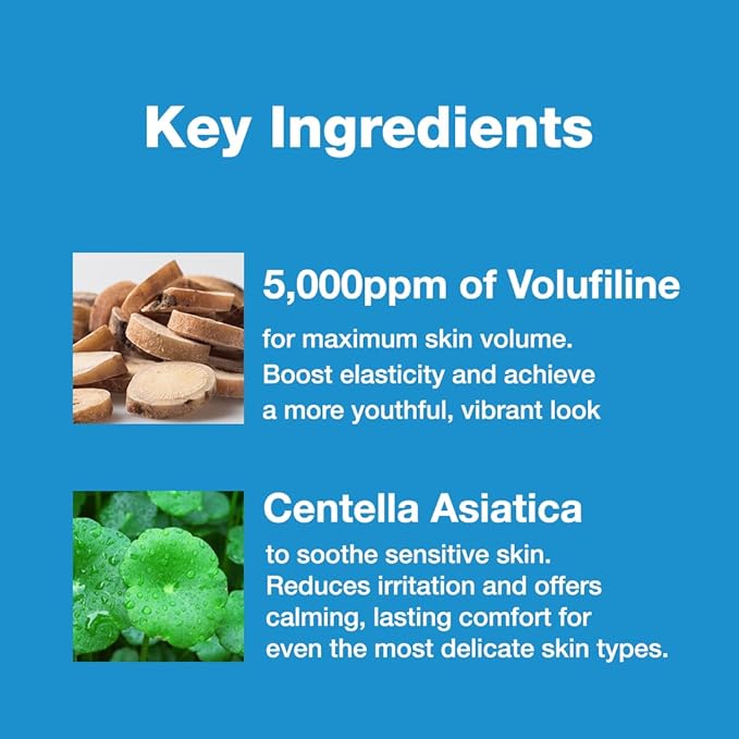 Cemenzal Light Volufiline 5000ppm & Centella Asiatica, Korean Moisturizer for Skin Barrier Repair & Volume Boost, Korean Skin Care, Moisturizer for Dry Skin & Sensitive, and All Skin Types, 100 mL