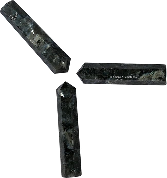 Amazing Gemstone Crystal Points Bulk Healing Crystals & Stones - Premium Single Terminated Healing Wand Point Bulk Crystals for Crafts, Crystal Grid, DIY Work