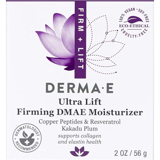 DERMA-E Firm + lift , DMAE Moisturizer Alpha Lipoic Acid & C-Ester, 2oz