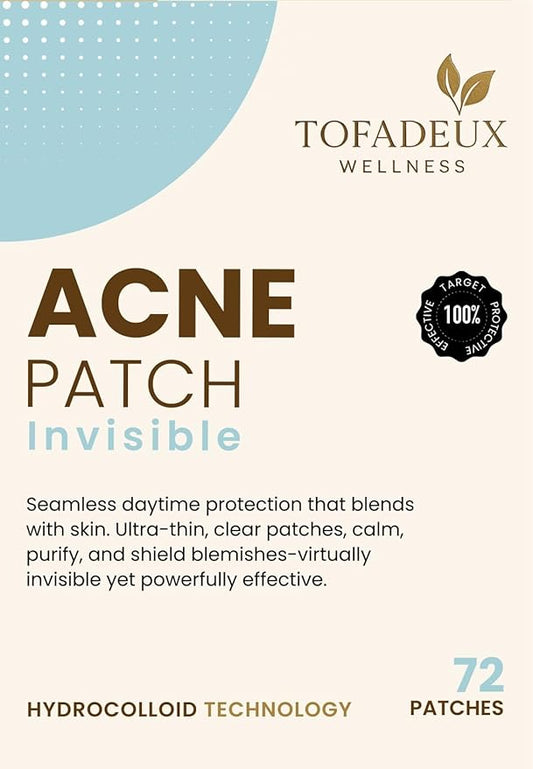 Acne Patch – Invisible (72 Patches) | Hydrocolloid & Retinol for Clearer Skin
