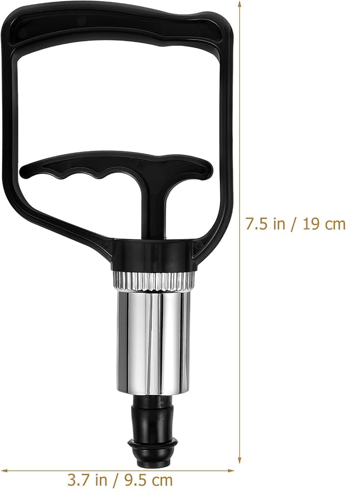 Beavorty Cupping Hand Pump Vacuum Therapy Tool Manual Suction Pump for Body Massage Muscle Relaxation Replacement Accessory 7.48X3.74X1.37 Inch