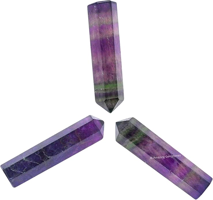 Amazing Gemstone Crystal Points Bulk Healing Crystals & Stones - Premium Single Terminated Healing Wand Point Bulk Crystals for Crafts, Crystal Grid, DIY Work
