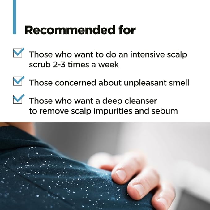 AMOS PROFESSIONAL Pure Smart Peeling l Scalp Treatment for Oily & Flaky Scalp l Deep Cleansing, Scalp Exfoliator l 0.67 fl. oz. X 4ea