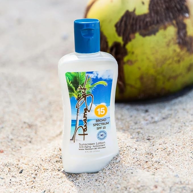 Panama Jack Daily Defense Duo - Travel Sunscreen Lotion SPF 15 & 30 Suntan Sun Care Pack