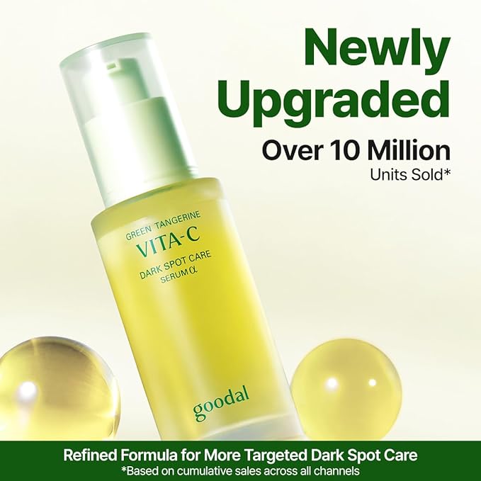 GOODAL Green Tangerine Vitamin C Serum [Advanced Ver.] – Facial Serum with 5% Niacinamide & Exosome Technology | Helps Improve the Dull Skin for Radiant Skin | Korean Skincare 1.01 fl oz / 30 ml