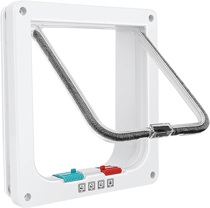 Lessmon Cat Door Flap for Interior Exterior Doors, Outer 7.76x7.5x0.78in, M