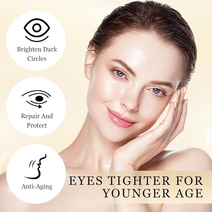 Serum Stick for Under Eye Bags,2025 New Turmeric Eyes Cream Deeply Moisturizes Eyebalm,Eye Balm Stick for Reduces Puffiness and Fine Lines (3)