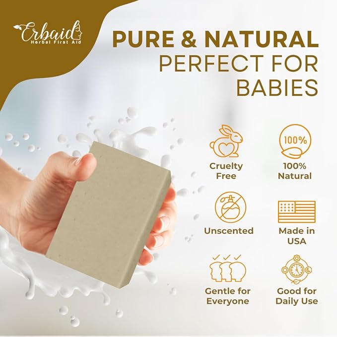 Cactus Honey & Oats Goat's Milk Soap Bar 4 oz – Natural Bar Soap for Women, Men, Kids, Itchy Skin, Eczema, Psoriasis, Rash, Sunburn Skincare – Calming Colloidal Oatmeal Face Cleanser & Body Wash