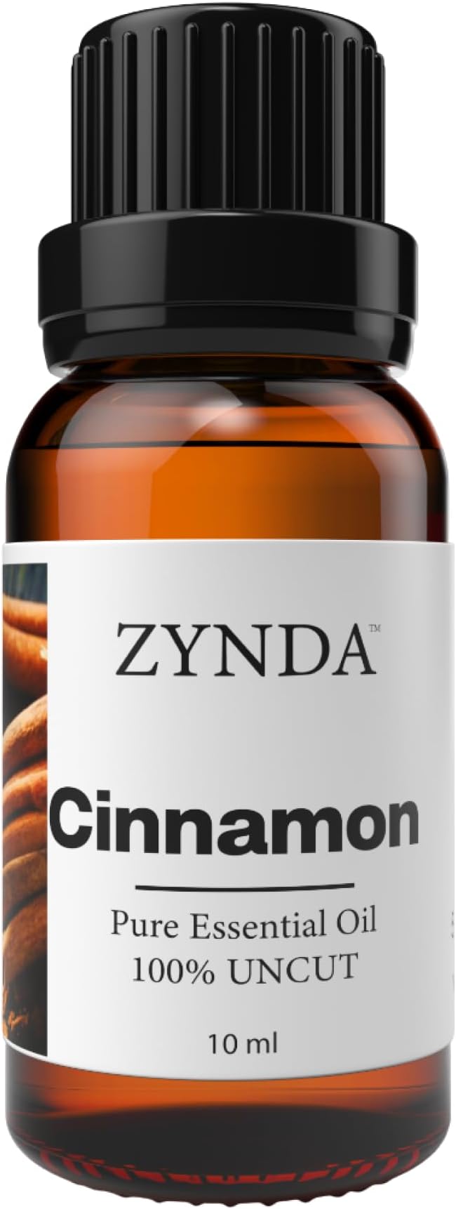 Cinnamon Essential Oil 100% Pure and Natural - Premium Aromatherapy Cinnamon Oil Essential for Diffusers, Massage, Skin, and Hair, Steam Distilled from Cinnamons Bark – 10ml Therapeutic Grade
