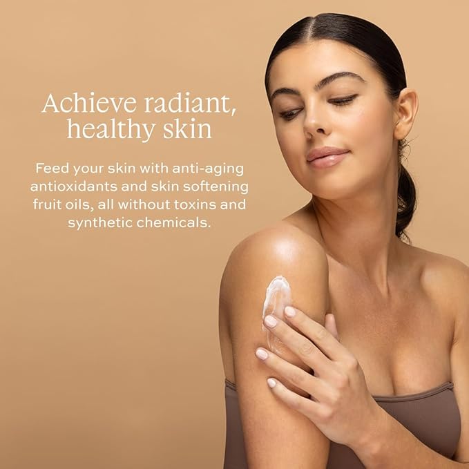 Aleavia Cranberry Prebiotic Body Lotion – Lightly Scented, All-Natural Moisturizing Seasonal Body Lotion with Organic Essential Oils – 12 Oz