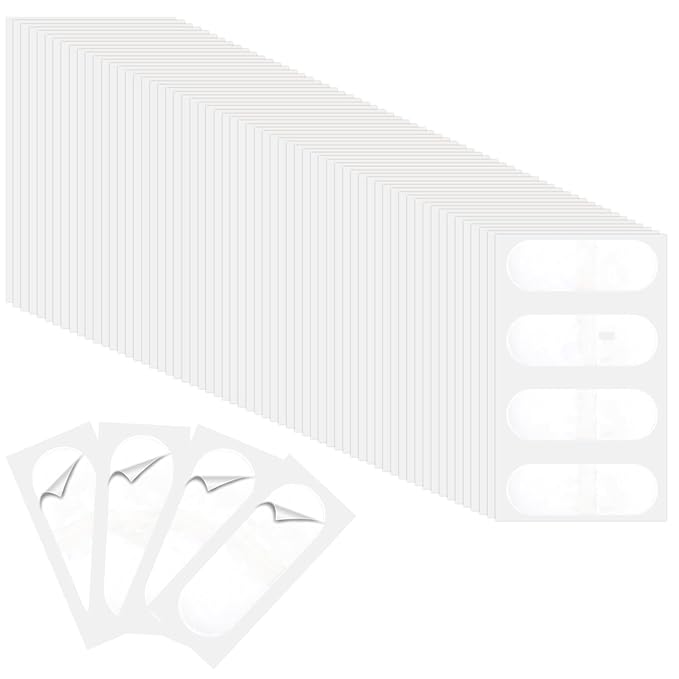 200PCS Face Lift Tape Invisible Instant Lifting Neck Tape Super Thin Breathable Facelift Concealed Makeup Patches for Women Wrinkles Overnight Sagging Skin Jowls Eyes Double Chin